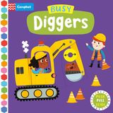 Busy Diggers: A Push, Pull, Slide Book