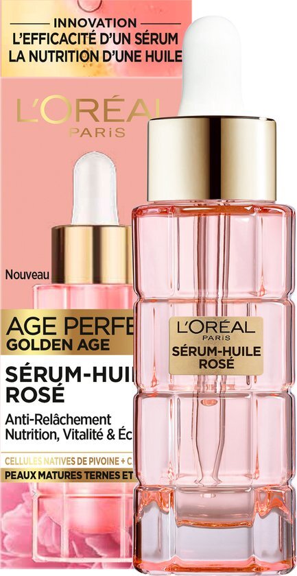 L&#39;Or&#233;al Paris Age Perfect Golden Age Rozig Olie-Serum voor een Glow en versteviging - 30ml