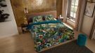 Pure Dekbedovertrek Luipaard met Bladeren - Lits Jumeaux 240x200/220 cm - Multi - Microvezel