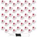 Icecat 45 pièces interrupteurs de touches rouges transparentes pour claviers mécaniques