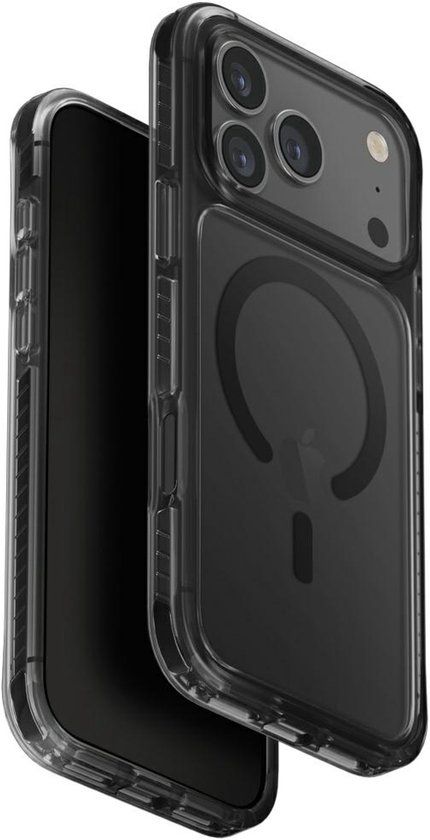 Uniq Combat Case voor iPhone 17 Pro Max Magclick Oplaadbescherming Zwart