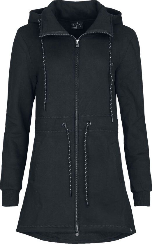 Forplay Linda Dames Lange jassen - zwart - M
