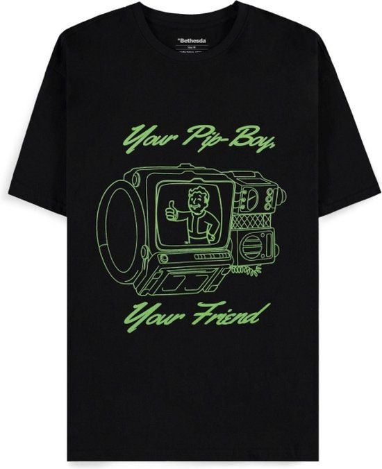 Fallout Your Pip-Boy, Your Friend Heren T-shirt - zwart - XXL