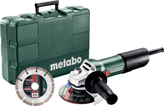 Metabo W 850-125 Set Haakse slijper | 850W - 125mm