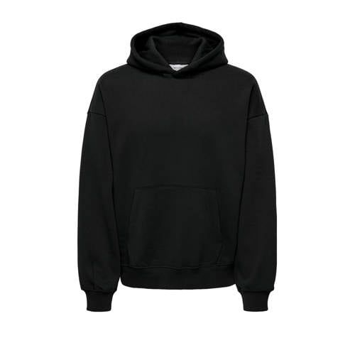 ONLY & SONS hoodie zwart