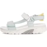 Gabor Rollingsoft Sandales en cuir nacré femme
