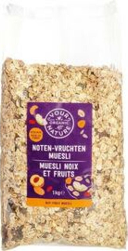 Your Organic Nature Noten-Vruchten Muesli - 1 x 1000 gr