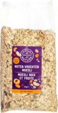 Your Organic Nature Noten-Vruchten Muesli - 1kg