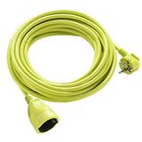 Masterplug Verlengkabel, 10 m, Schuko-verlenging, voor buiten, IP44, groen