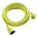Masterplug Verlengkabel, 10 m, Schuko-verlenging, voor buiten, IP44, groen