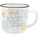 GRUSS & CO 73932 Mok motief "Genieße" | New Bone China porselein, emaille-look, 35 cl | grappig cadeau voor paasnest
