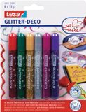tesa® Glitter Deco Stift, Assorti 6 stuks