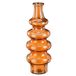 Mica Decorations Bloemenvaas Sira - transparant glas - oranje - D14,5 x H40 cm