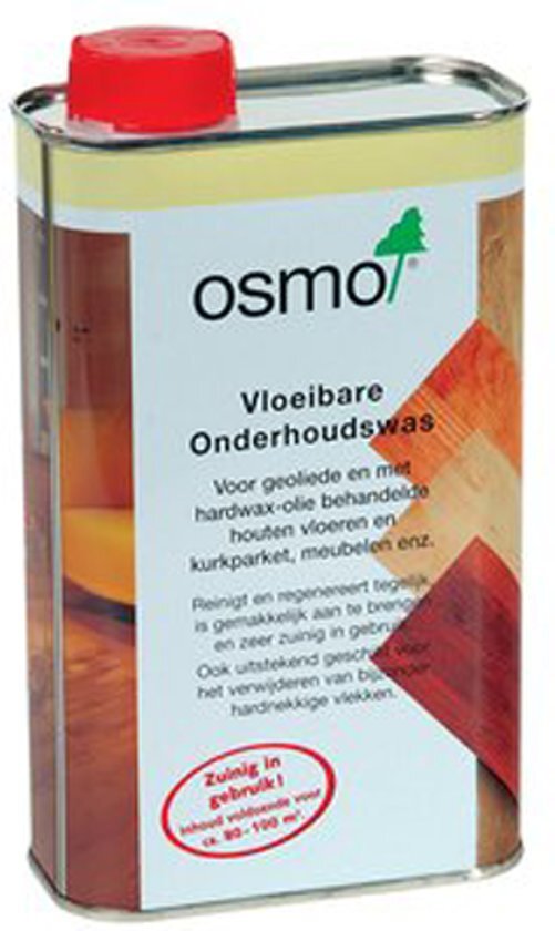 Osmo Onderhoudswas 3087 Wit Transparant - 1 liter