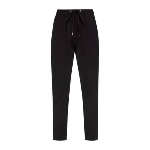 Q/S by s.Oliver High Waist Tapered Fit Trousers Black