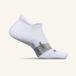 Feetures Feetures Merino 10 Ultra Light No Show Tab T. S=34-37 Blanc Unisexe
