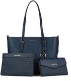 Michael Kors Charlotte Handtas Dames Blauw