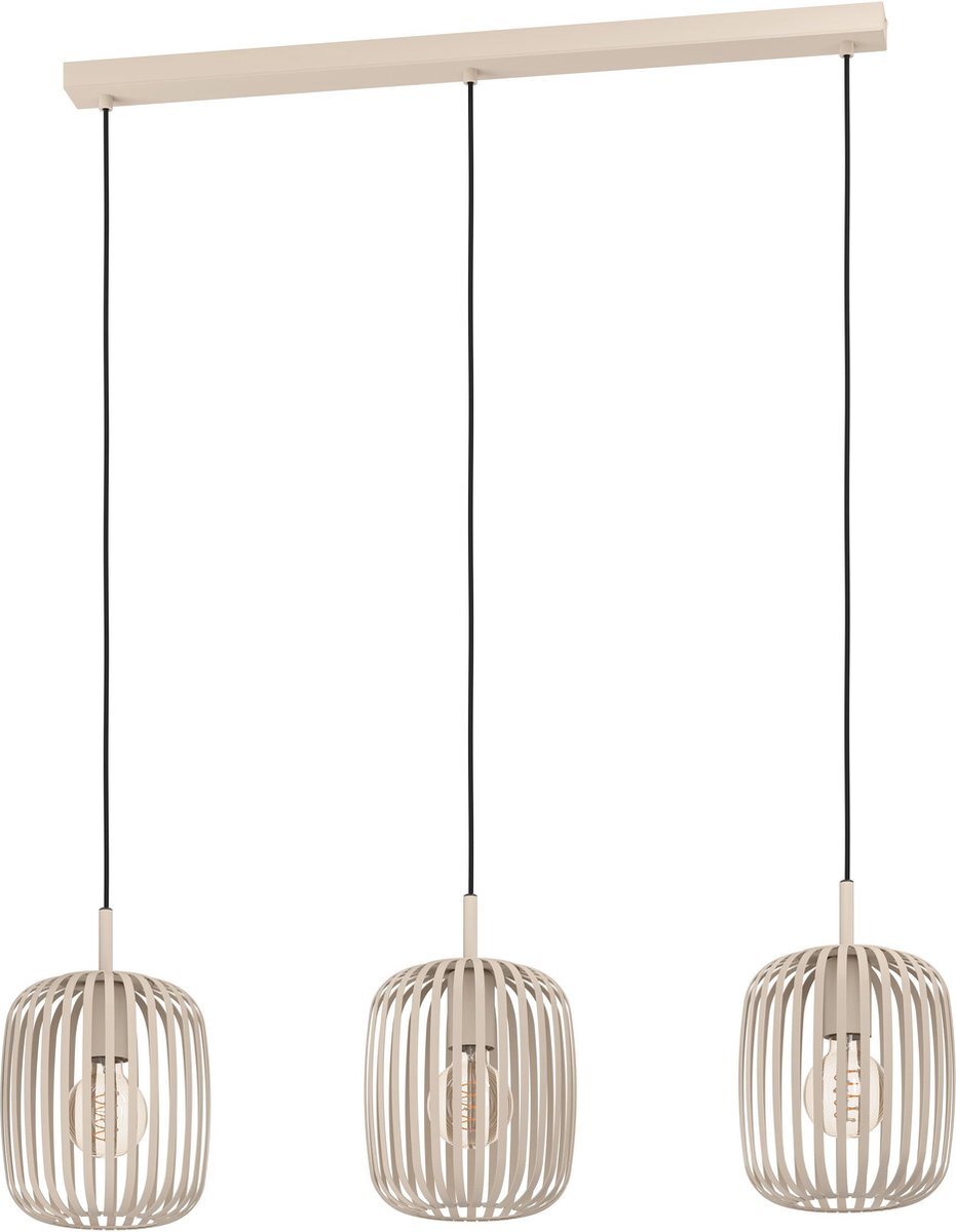 EGLO Romazzina Hanglamp - E27 - 90 cm - Zandkleur