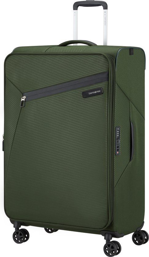 Samsonite Litebeam Spinner 77cm - Climbing Ivy - Softcase - 4 Wiel - TSA Slot - 111L