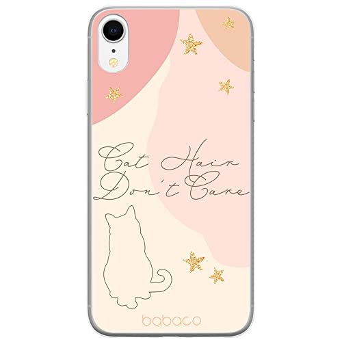 ERT GROUP mobiele telefoonhoesje voor iPhone XR - Babaco Cats 007 - TPU