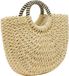 IZIA Handtas beige katoen