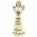 Feather & Grace Beeldje Inscriptie 's werelds beste moeder is het waar, Angel Memorial Indoor of Outdoor Decor, Sculpturen of beelden als inspirerende cadeaus-harsen, Multi, One Size