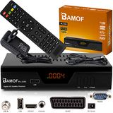 hd-line Bamof 2305 Digital Satelliet Sat Receiver – (HDTV, DVB-S/S2, HDMI, SCART, 2X USB 2.0, Full HD 1080p) [Voorgeprogrammeerd voor Astra Hotbird Turksat] [Energie-efficiëntieklasse A+++]