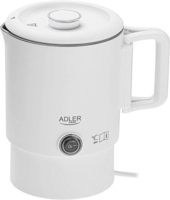 Adler Reiswaterkoker 0,8L Opvouwbaar – Compacte Waterkoker voor Reizen – AD 1388W