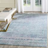 Safavieh MYS920 Vintage geïnspireerd tapijt, geweven polyester, paars/meerkleurig, 120 x 180 cm