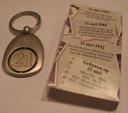 Miko Products kroniek sleutelhanger - titanium - 22 oktober