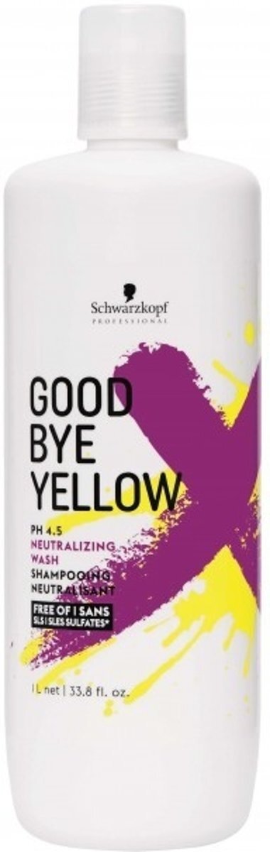 Schwarzkopf Goodbye yellow shampoo 1000ml