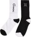 Mister Tee Gemini Zodiac 2-Pack Sokken - 39/42 - Zwart/Wit