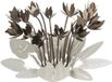 Arti & Mestieri Ciclamino decoratief middelpunt Ø38 cm ivoor/brons metaal