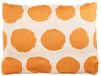 BonaMaison Decoratieve kussensloop, oranje-off witte werpkussenhoezen, decoratieve kussenslopen voor woonkamer, bank, slaapkamer, afmeting: 45x60 cm, ontworpen en vervaardigd in Turkije