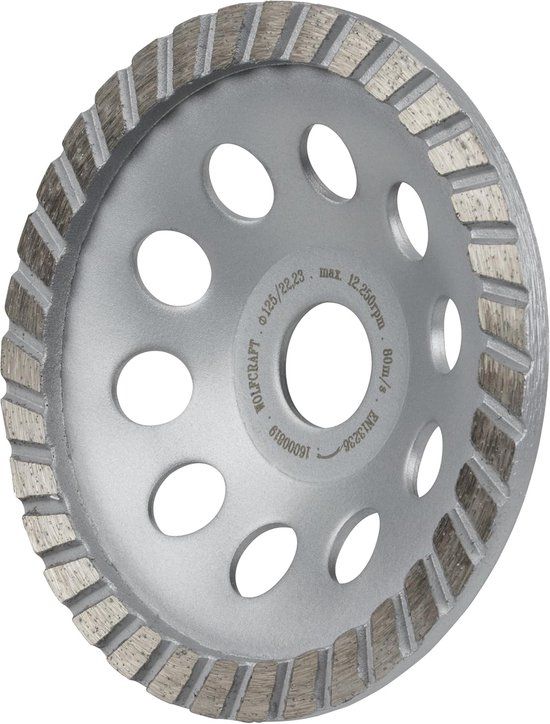 wolfcraft - Diamant schuurkop - Ø 125 mm - Komschijf - 8382000