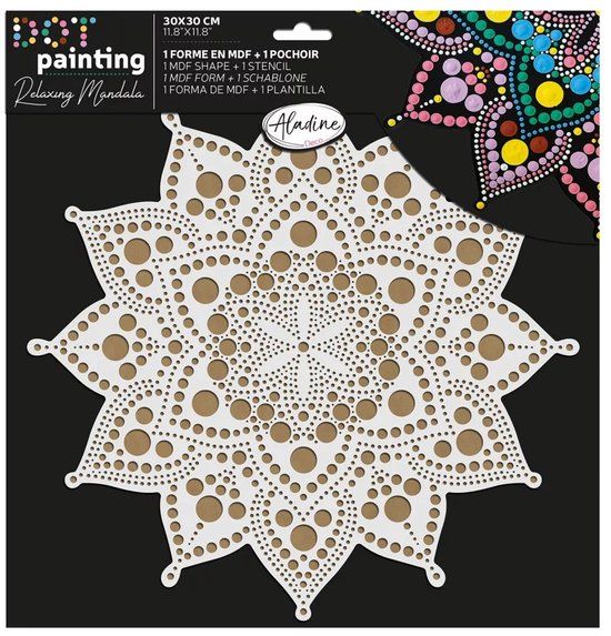 Aladine Mandala Dot Painting Set 30 cm