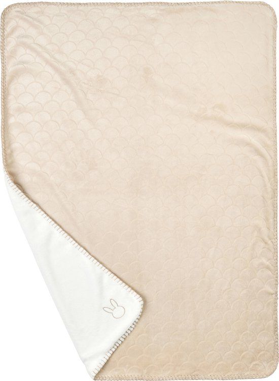 Nattou Lapidou Baby Blanket - 75x100cm - Wavy Sand