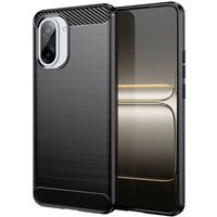 OnePlus Coque pour OnePlus Nord CE5 5G - housse etui silicone gel carbone + verre trempe - NOIR