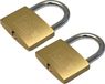 QlinQ cadenas avec 2 clés - 2x - 20 mm - laiton - cadenas de valise
