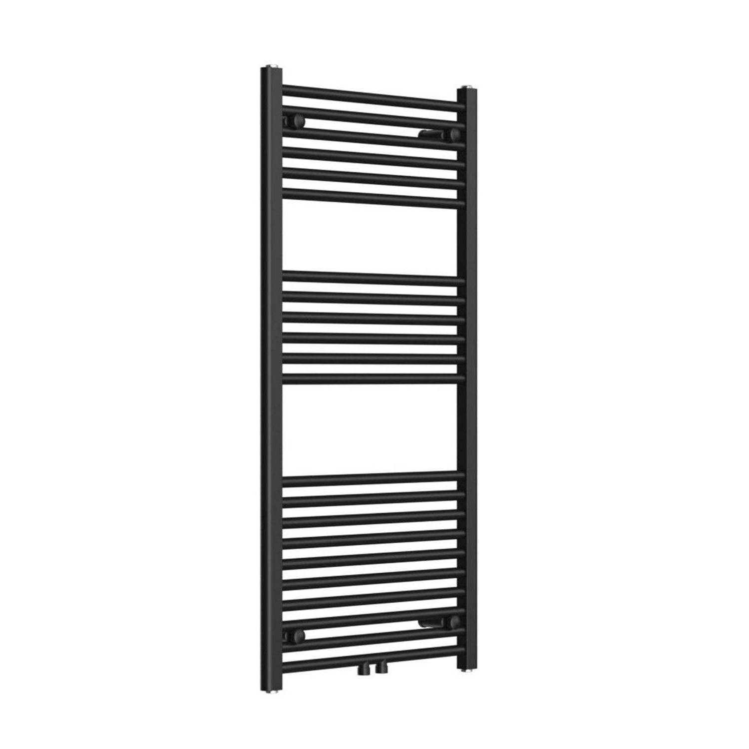 Boss & Wessing Saniro Radiator 60x120 cm - Mat Zwart - Middenaansluiting - 8719304059936