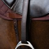 Imperial Riding Beugelriemen with nylon core Black - 115 cm