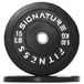 Signature Fitness 2 inch Olympische bumperplaat halterschijven met stalen naaf, 15 pond, paar