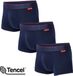 Undiemeister Korte Boxershort Heren - Storm Cloud (Donker blauw) - 3-Pack - Tencel - Maat 3XL