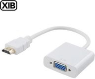 XIB HDMI naar VGA adapter / kabel voor pc/laptop/beamer / 1080p HD - Wit