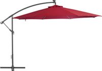 vidaXL Zweefparasol met stalen paal 350 cm bordeauxrood