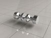Xellanz Deurknop Douchedeur Type 3 - Chroom