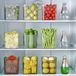 Shenzhen Haorui Industrial Technology Co., Ltd. Organisateur de réfrigérateur, set de 4, organisateur de garde-manger de haute qualité, organisateur de cuisine, transparent, boîte de rangement empilable, boîtes de réfrigérateur pour placards, congélateur, bureau
