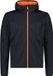 CMP Hooded Jacket Men L Grey Polyester Water-repellent Softshell Lente/Zomer 2025