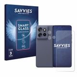 Savvies 3 Stuks Screenprotector - Motorola Edge 60 Neo (Voor+Camera) - Transparant
