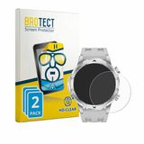 BROTECT - Screenprotector voor FitVigor Smartwatch 1.53" - Folie Beschermfolie transparant 2 Stuks